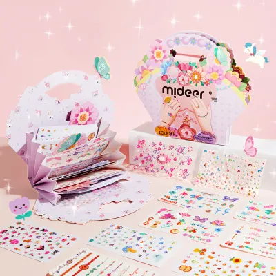 Παιδικό Σετ με Nails Stickers, Τατουάζ και Διακοσμητικά Mideer
