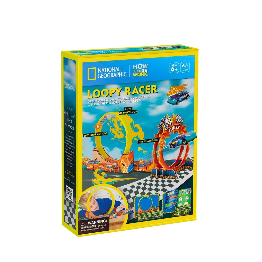 Εκπαιδευτικό Παιχνίδι 3D Κατασκευή "Loopy Racer" National Geographic