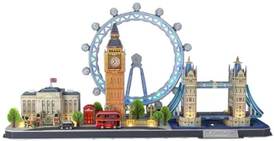 3D Παζλ London CityLine (LED) Cubic Fun