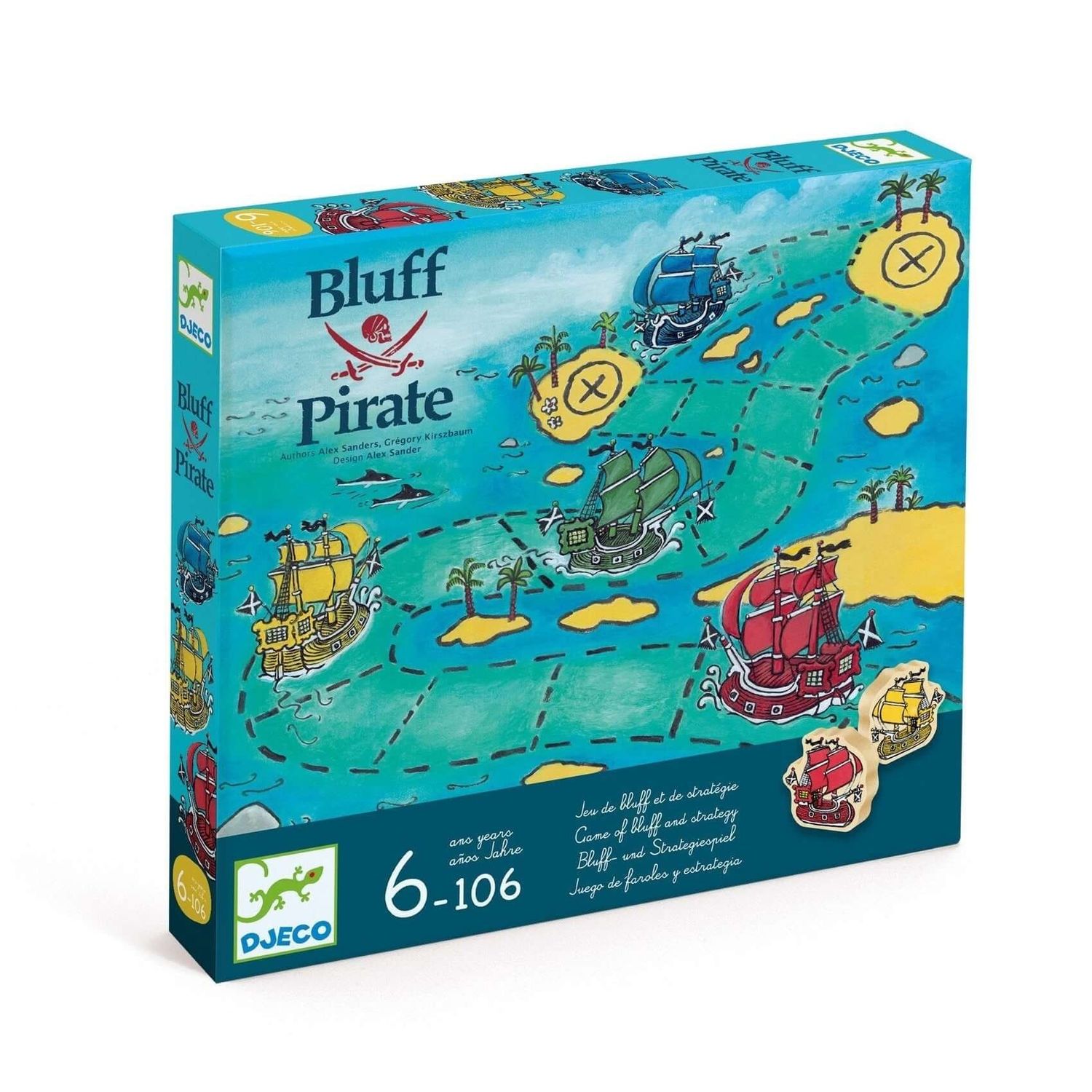 Επιτραπέζιο Παιχνίδι Bluff Pirate Djeco