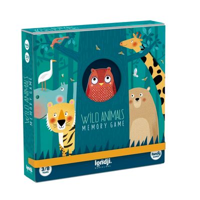 Επιτραπέζιο Παιχνίδι Μνήμης "Wild Animals"