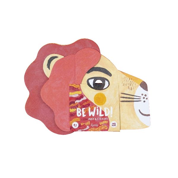 Μάσκα με Αυτοκόλλητα Λιοντάρι "Be Wild!" Arts &amp; Crafts