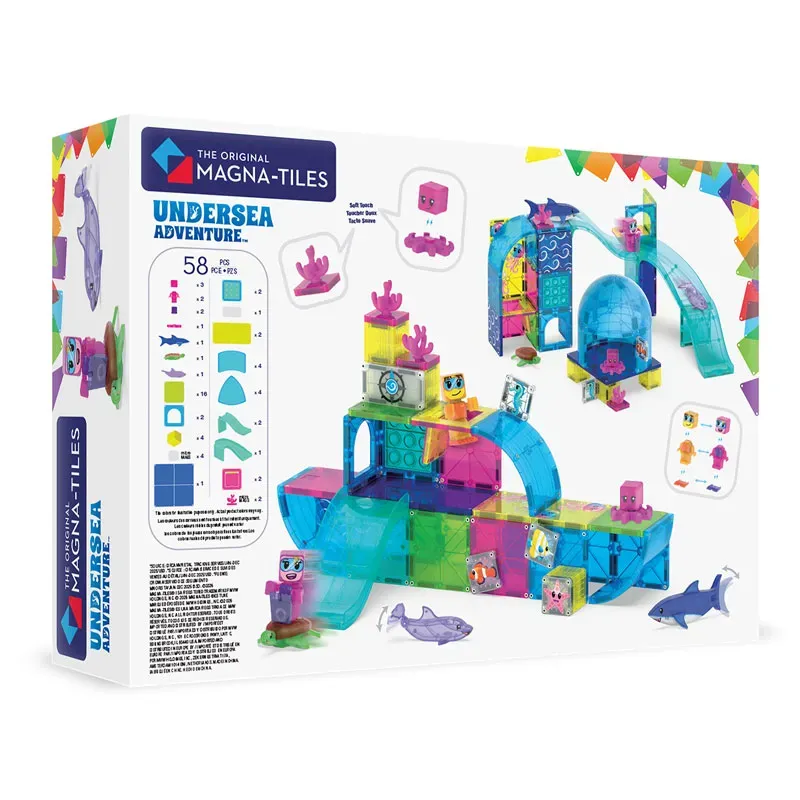 MAGNA-TILES Μαγνητικό Παιχνίδι 50 κομματιών Undersea Adventure
