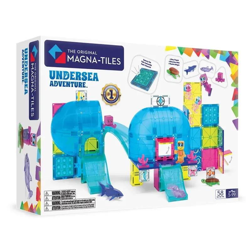 MAGNA-TILES Μαγνητικό Παιχνίδι 50 κομματιών Undersea Adventure