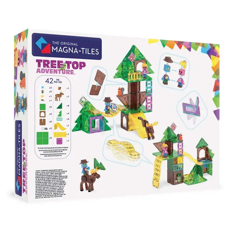 MAGNA-TILES Μαγνητικό Παιχνίδι 42 κομματιών Tree Top Adventure