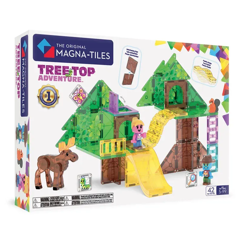 MAGNA-TILES Μαγνητικό Παιχνίδι 42 κομματιών Tree Top Adventure