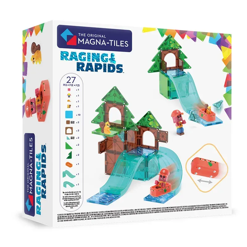 MAGNA-TILES Μαγνητικό Παιχνίδι 27 κομματιών Raging Rapids