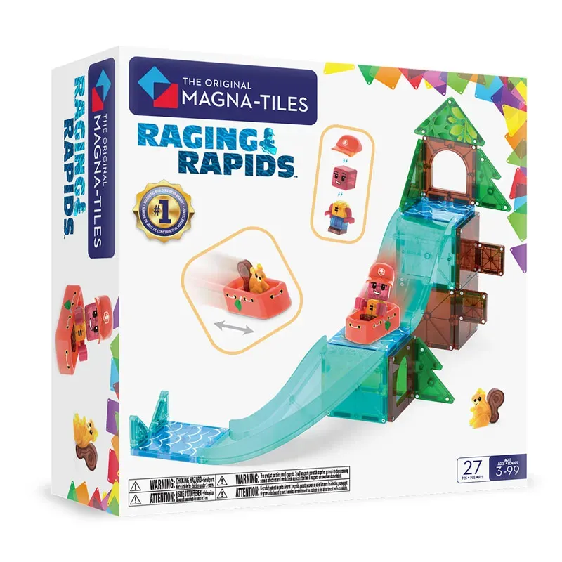 MAGNA-TILES Μαγνητικό Παιχνίδι 27 κομματιών Raging Rapids