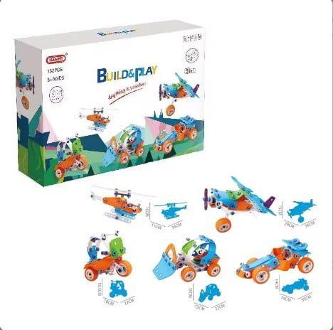 Σετ Κατασκευώ 5 σε 1 Build &amp; Play