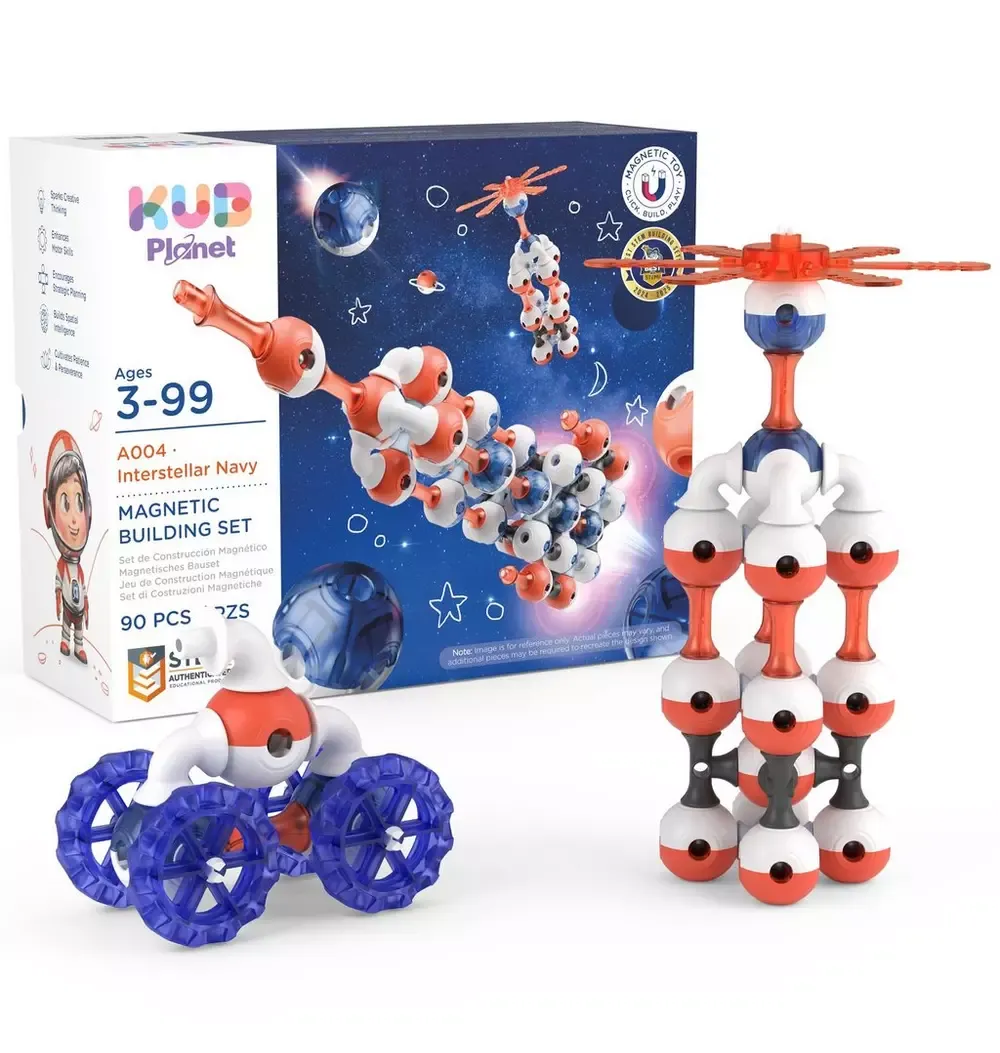 Μαγνητικό Παιχνίδι Interstellar Navy 90pcs