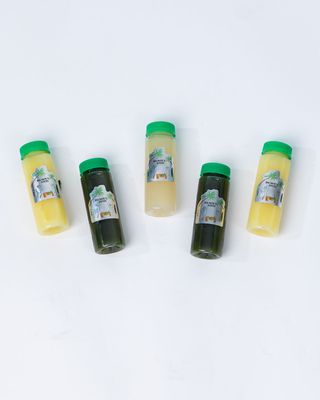 Five immunity shots lined up.