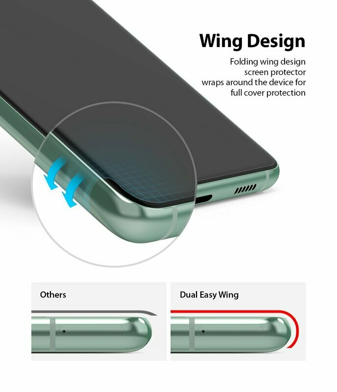 Dual Easy Wing Film (2 Pack) Screen Protector for Galaxy S20 FE