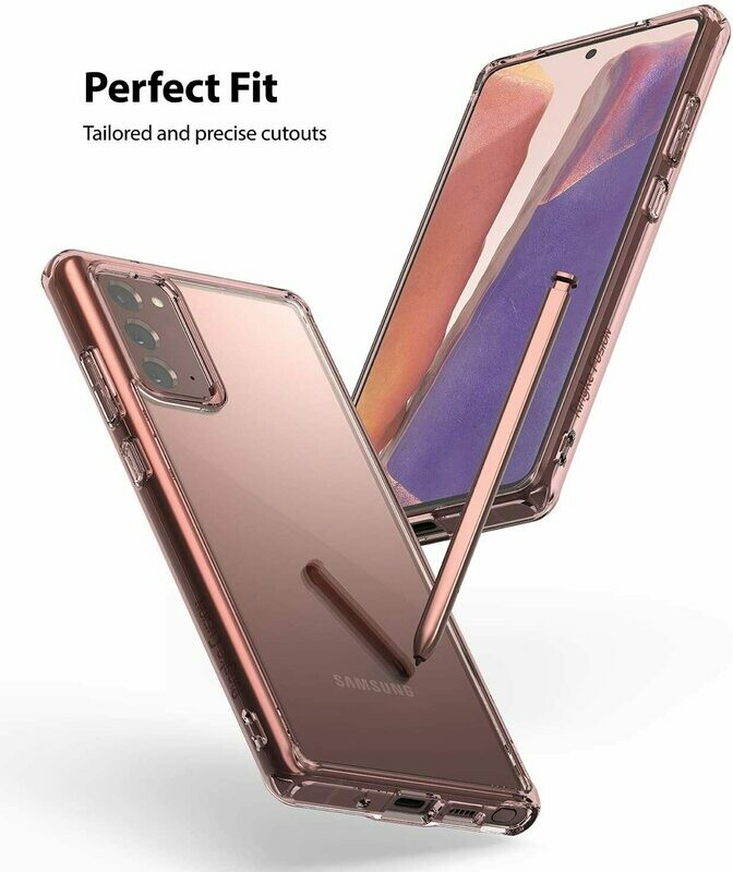 Fusion for Galaxy Note 20 Military-Grade Slim Protective Case - Rose Bronze