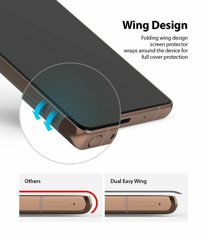 Dual Easy Wing Film (2 Pack) Screen Protector for Galaxy Note 20