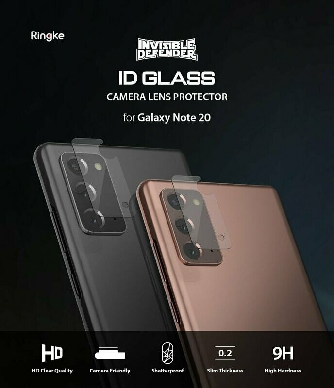 Invisible Defender (3 Pack) Camera Lens Protector for Galaxy Note 20