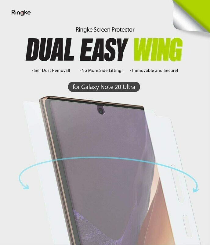 Dual Easy Wing Film (2 Pack) Screen Protector for Galaxy Note 20 Ultra