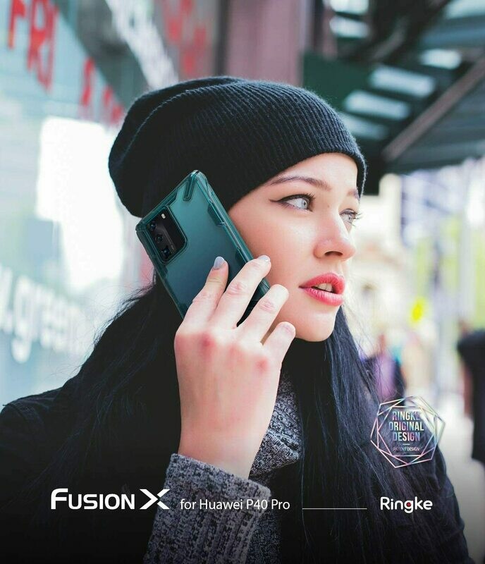 Fusion X for Huawei P40 Pro Military-Grade Slim Protective Case - Quartz Turquoise