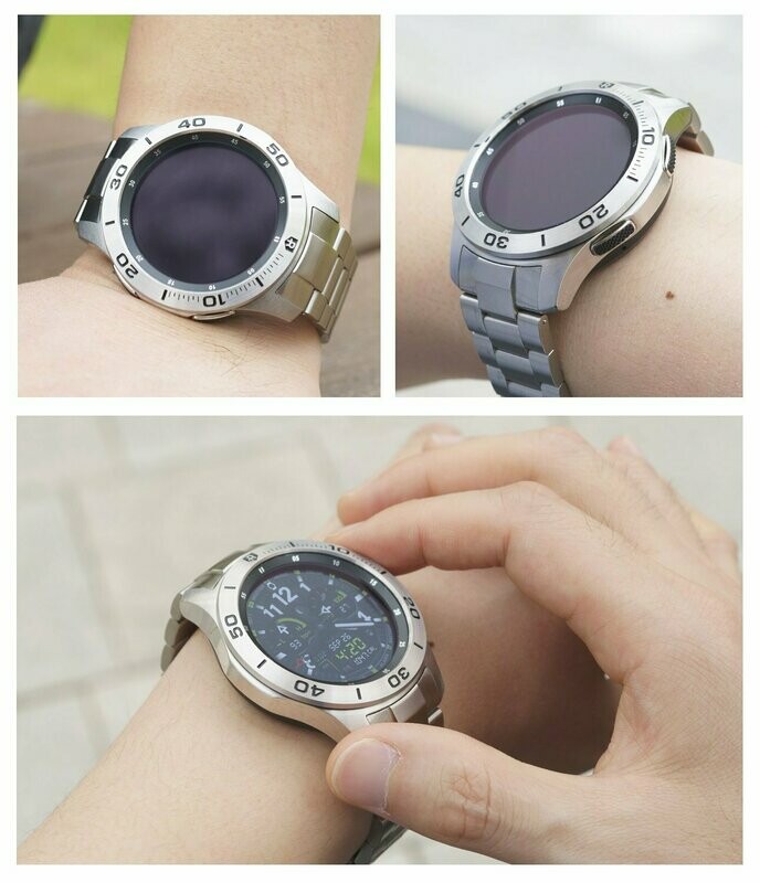 Premium Bezel Protector for Galaxy Watch 46mm - Sport Silver