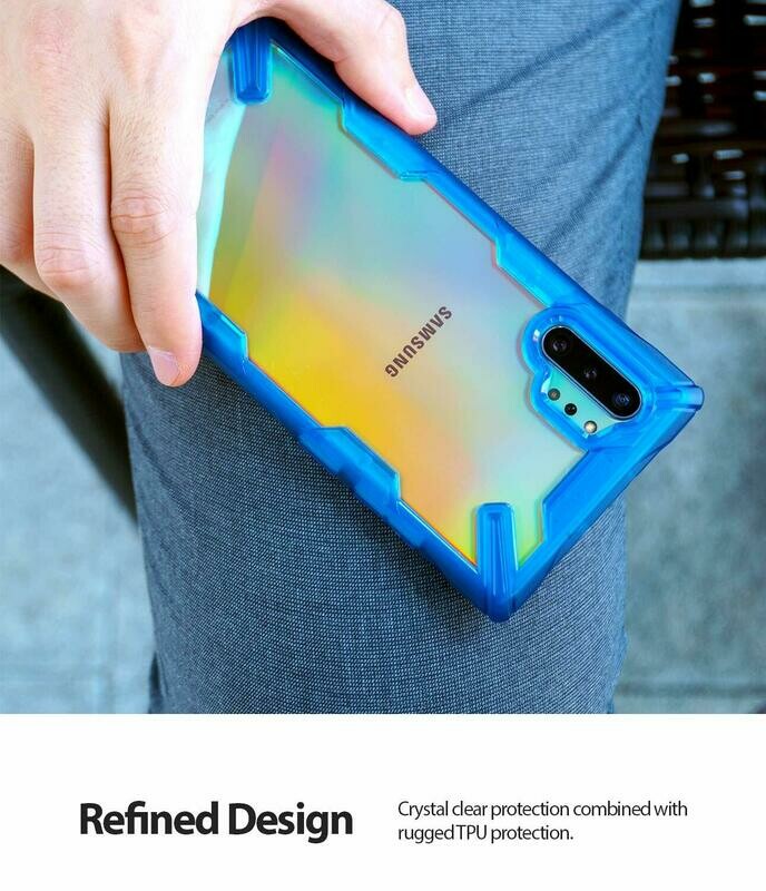Fusion X for Galaxy Note 10+/10+ 5G Military-Grade Slim Protective Case - Space Blue
