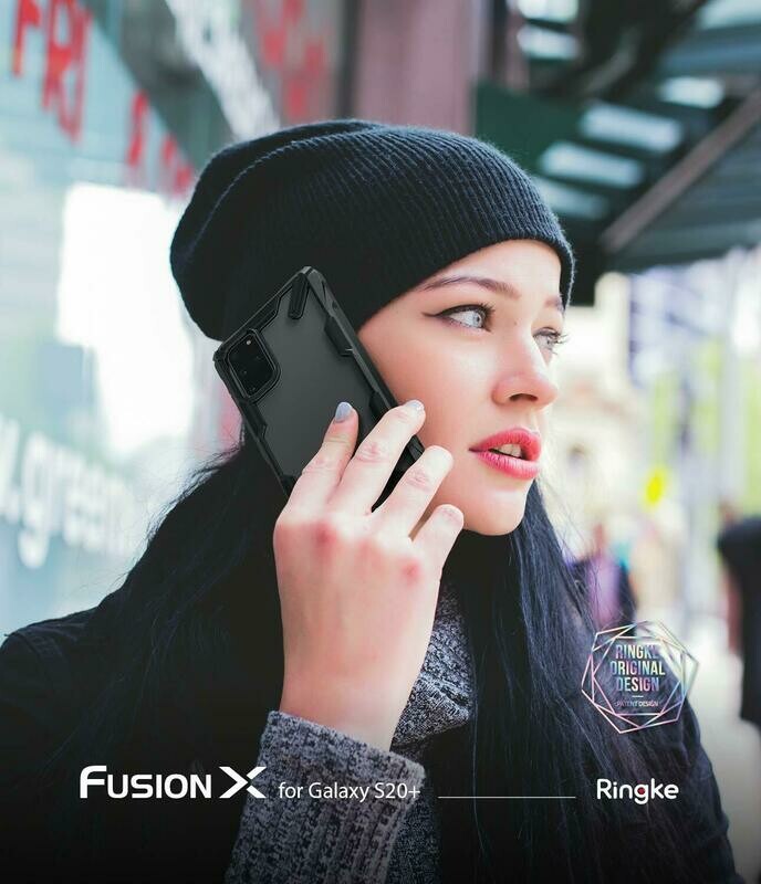 Fusion X for Galaxy S20+ Military-Grade Slim Protective Case - Black