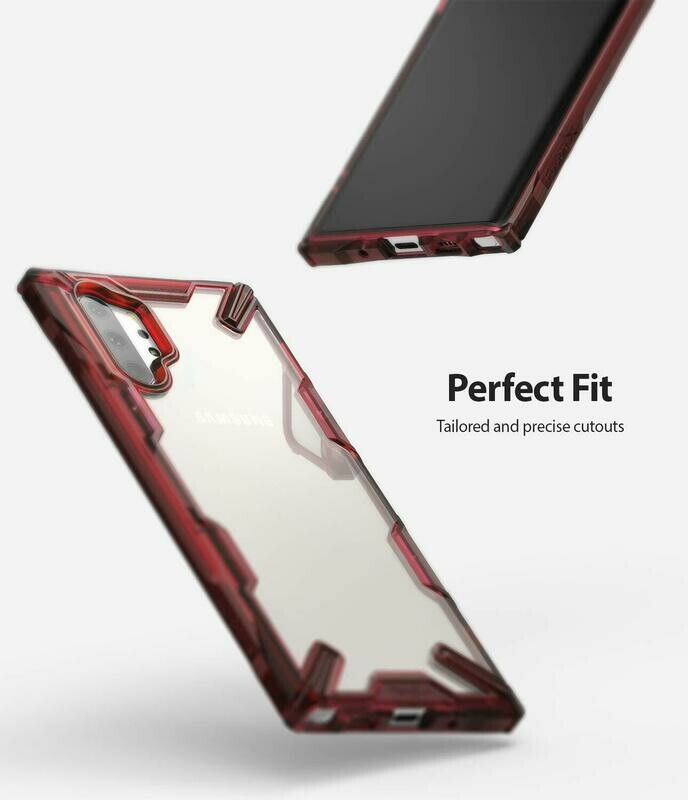 Fusion X for Galaxy Note 10+/10+ 5G Military-Grade Slim Protective Case - Ruby Red