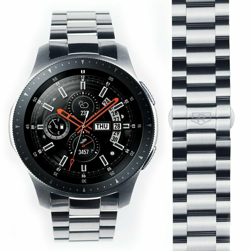 Premium Stainless Steel Band for Galaxy Watch 46mm - Silver