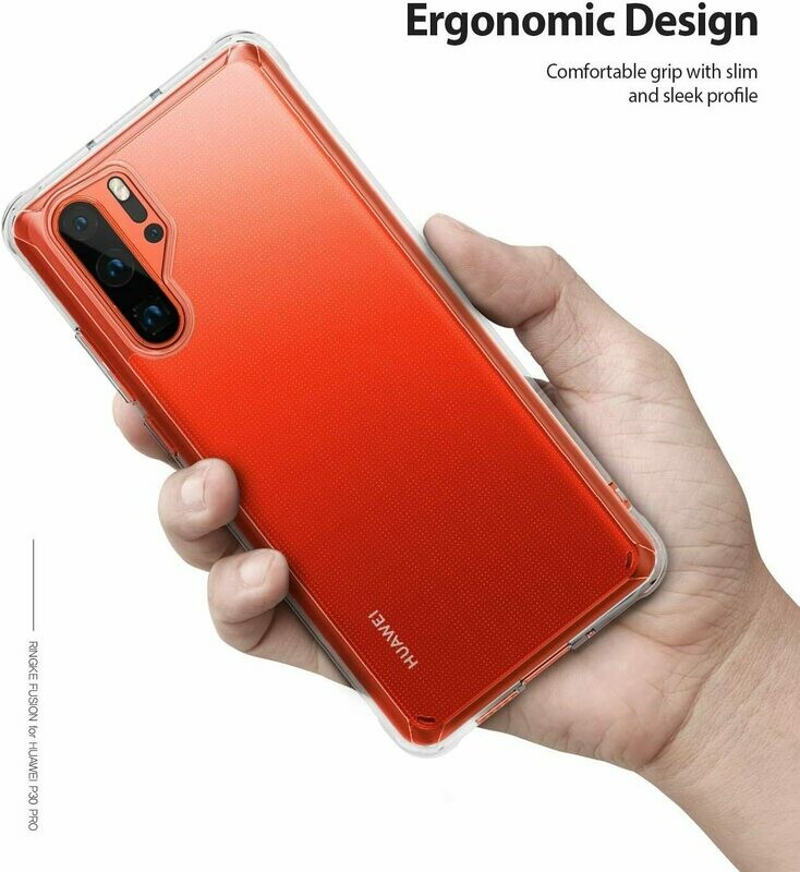 Fusion for Huawei P30 Pro Military-Grade Slim Protective Case - Clear