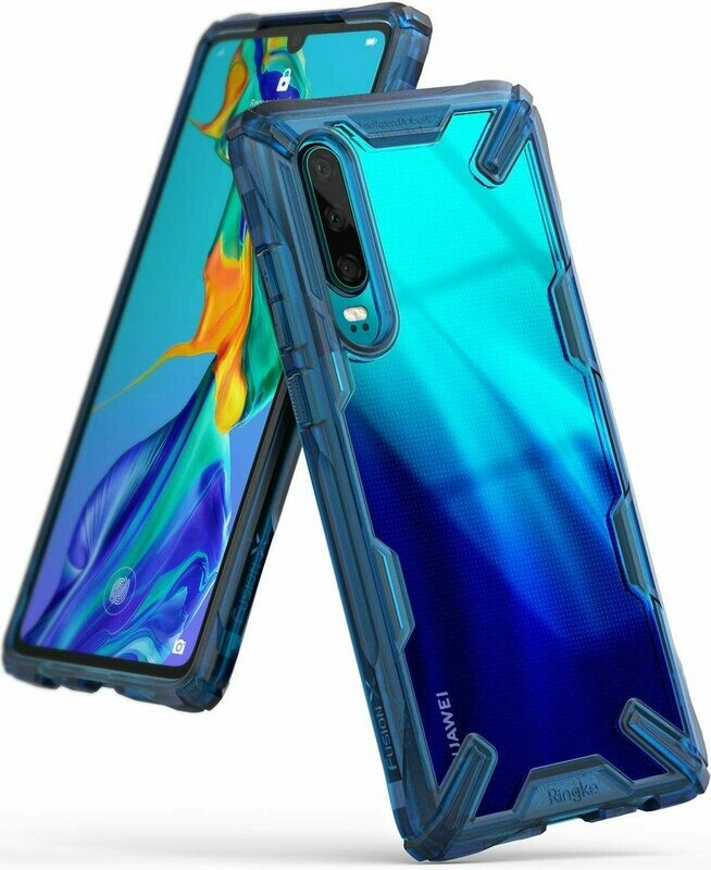 Fusion X for Huawei P30 Military-Grade Slim Protective Case - Space Blue