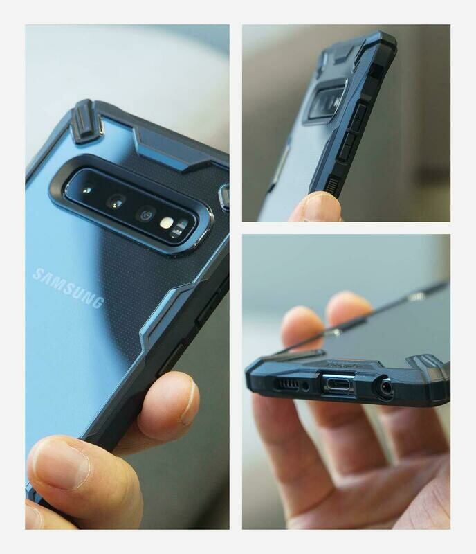 Fusion X for Galaxy S10+ Military-Grade Slim Protective Case - Black
