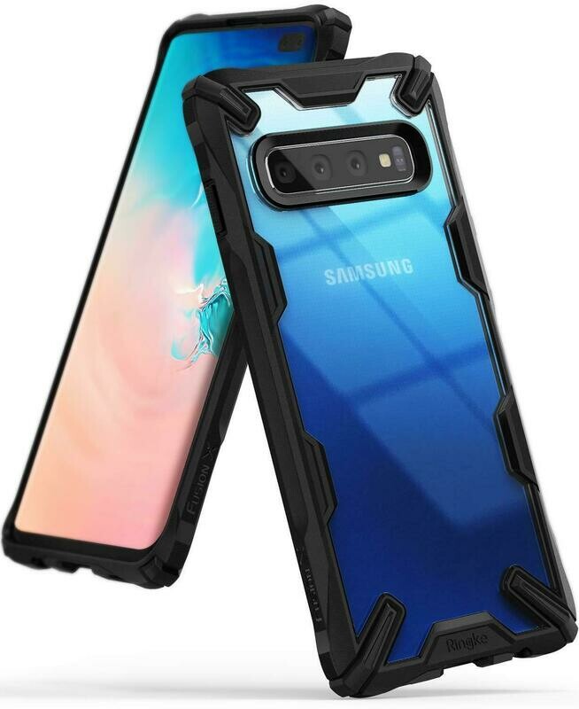 Fusion X for Galaxy S10+ Military-Grade Slim Protective Case - Black