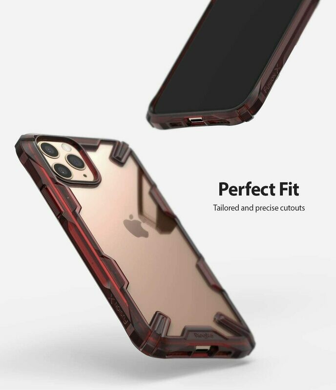 Fusion X for iPhone 11 Pro Max Military-Grade Slim Protective Case - Ruby Red
