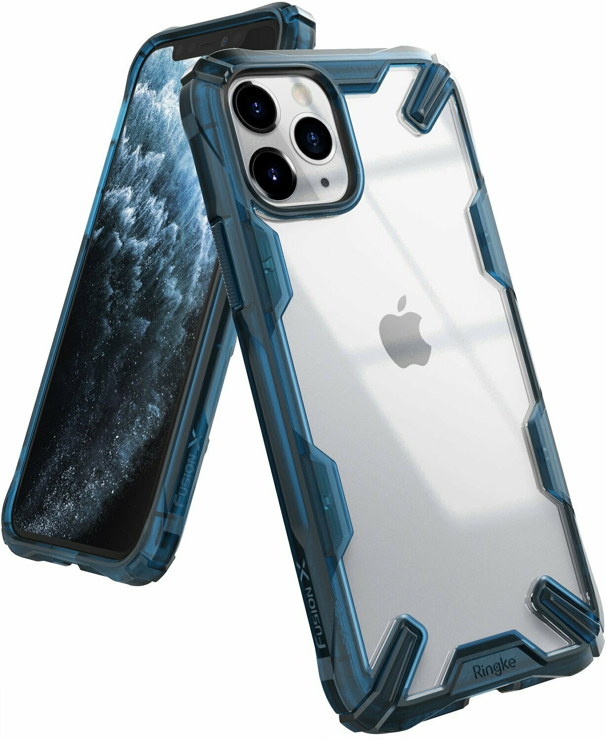 Fusion X for iPhone 11 Pro Max Military-Grade Slim Protective Case - Space Blue