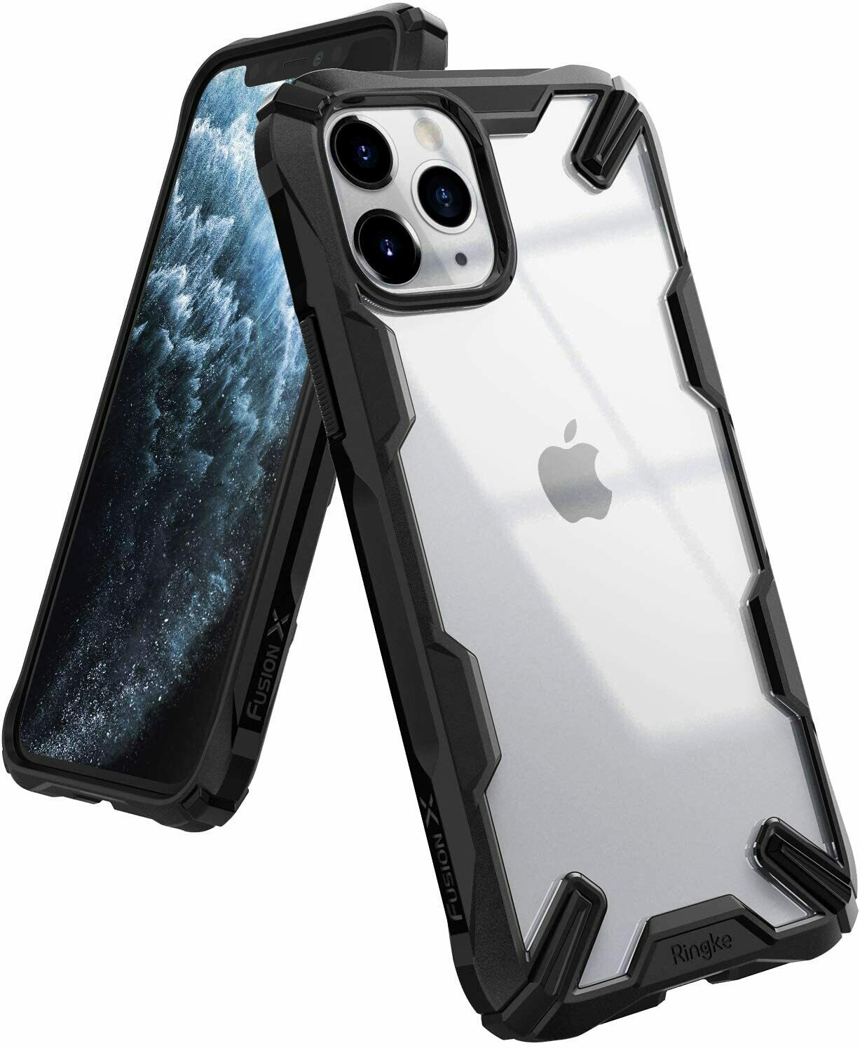 Fusion X for iPhone 11 Pro Max Military-Grade Slim Protective Case - Black