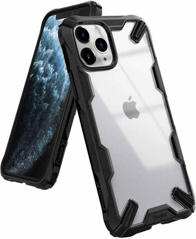 Fusion X for iPhone 11 Pro Max Military-Grade Slim Protective Case - Black