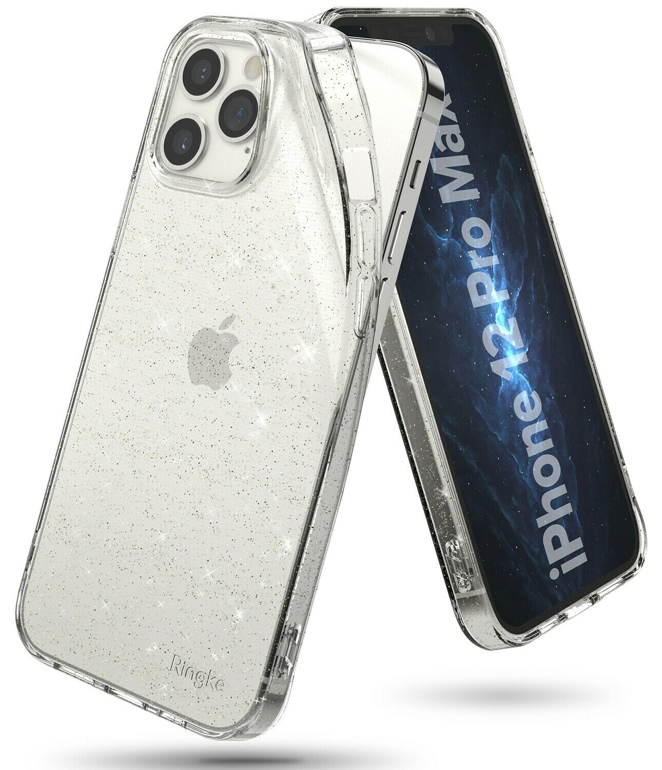 Air for iPhone 12  Pro Max Super Slim Protective Case - Glitter Clear