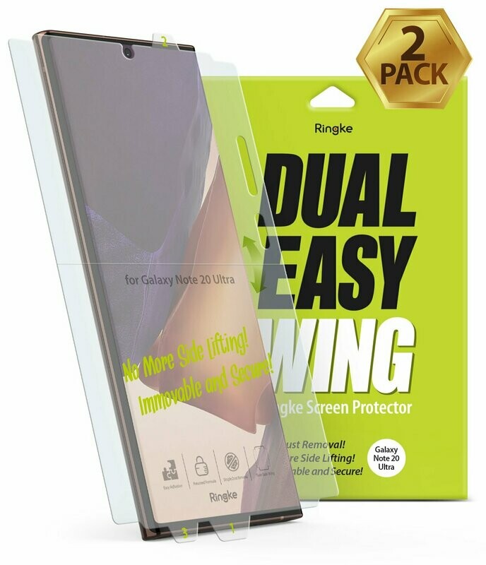 Dual Easy Wing Film (2 Pack) Screen Protector for Galaxy Note 20 Ultra