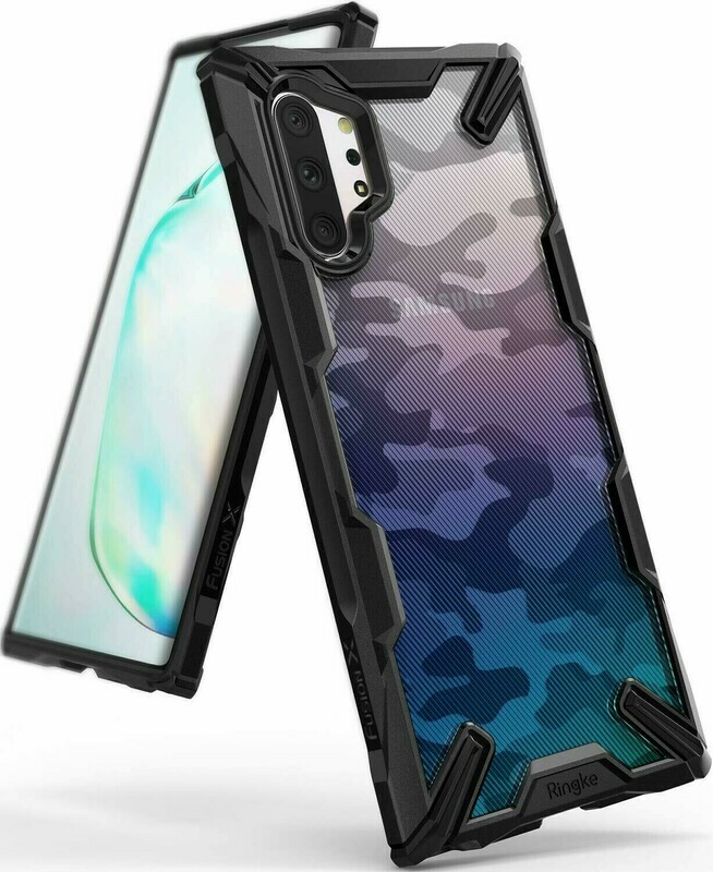 Fusion X Design for Galaxy Note 10+/10+ 5G Military-Grade Case - Camo Black