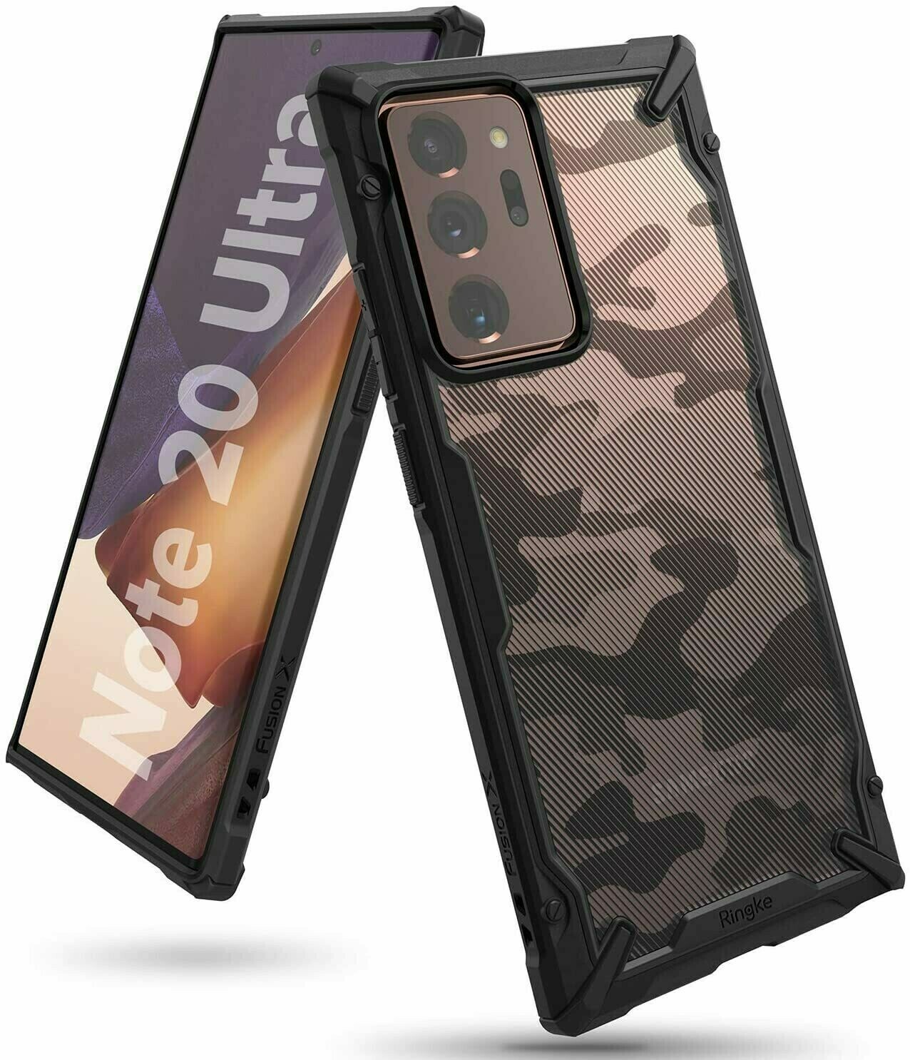 Fusion X Design for Galaxy Note 20 Ultra Military-Grade Case - Camo Black