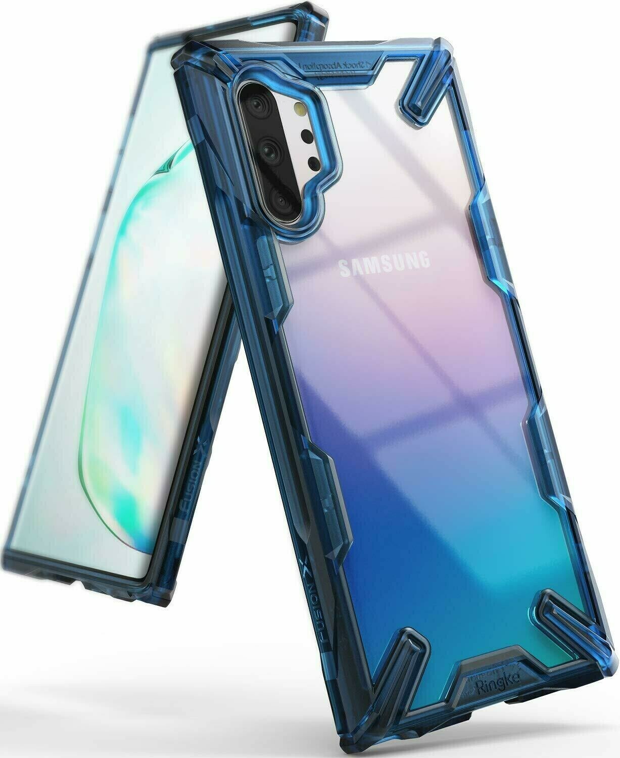 Fusion X for Galaxy Note 10+/10+ 5G Military-Grade Slim Protective Case - Space Blue