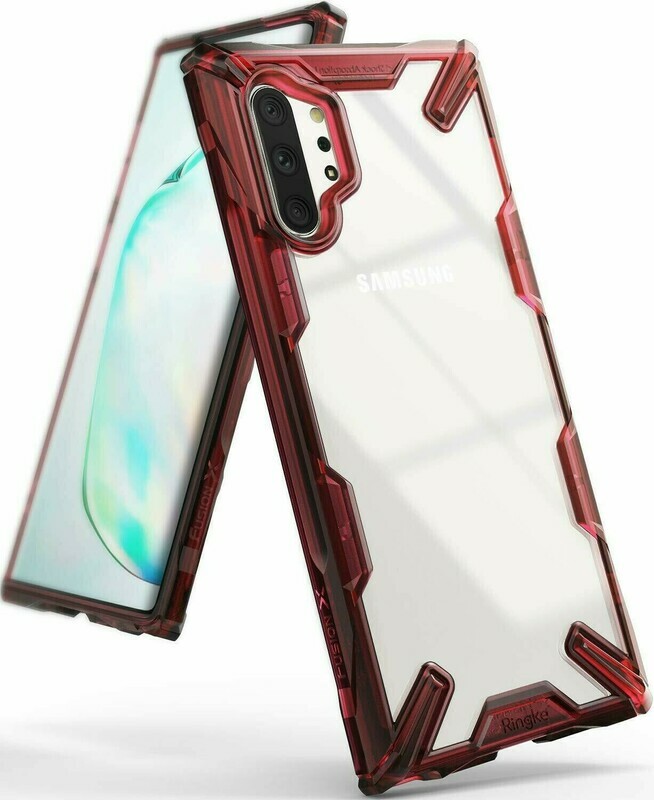 Fusion X for Galaxy Note 10+/10+ 5G Military-Grade Slim Protective Case - Ruby Red