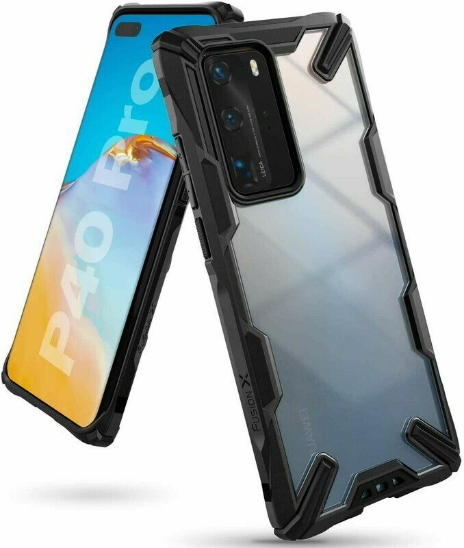 Fusion X for Huawei P40 Pro Military-Grade Slim Protective Case - Black