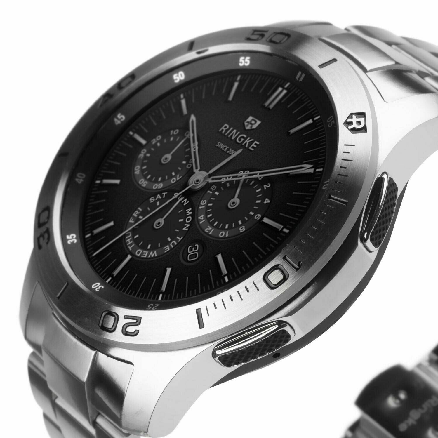 Premium Bezel Protector for Galaxy Watch 46mm - Sport Silver