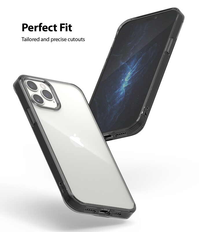 Fusion for iPhone 12 / 12 Pro Military-Grade Slim Protective Case - Smoke Black