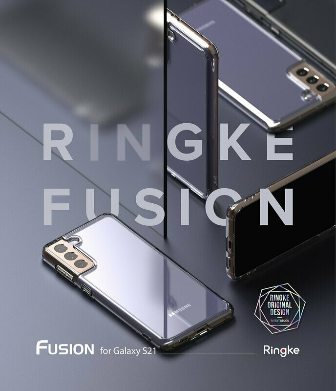 Fusion for Galaxy S21 Military-Grade Slim Protective Case - Smoke Black