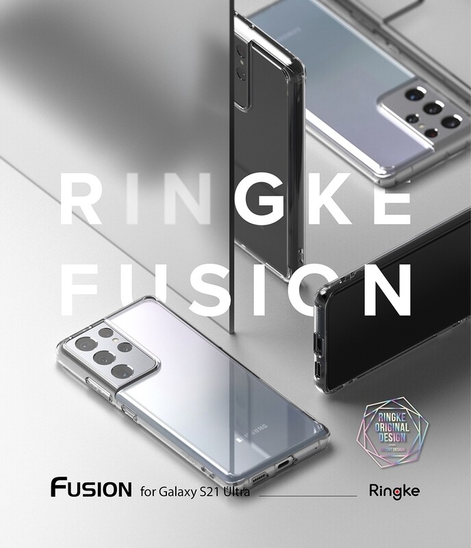 Fusion for Galaxy S21 Ultra Military-Grade Slim Protective Case - Smoke Black