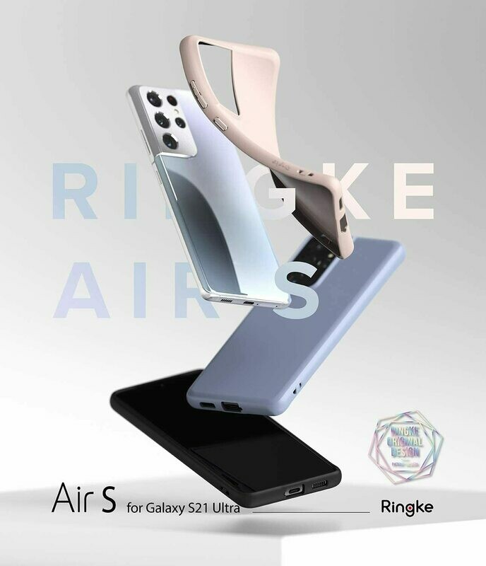 Air S for Galaxy S21 Ultra Super Slim Protective Case - Pink Sand
