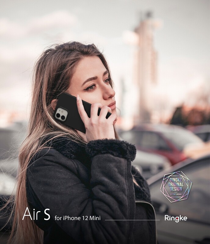 Air S for iPhone 12 Mini Super Slim Protective Case - Black