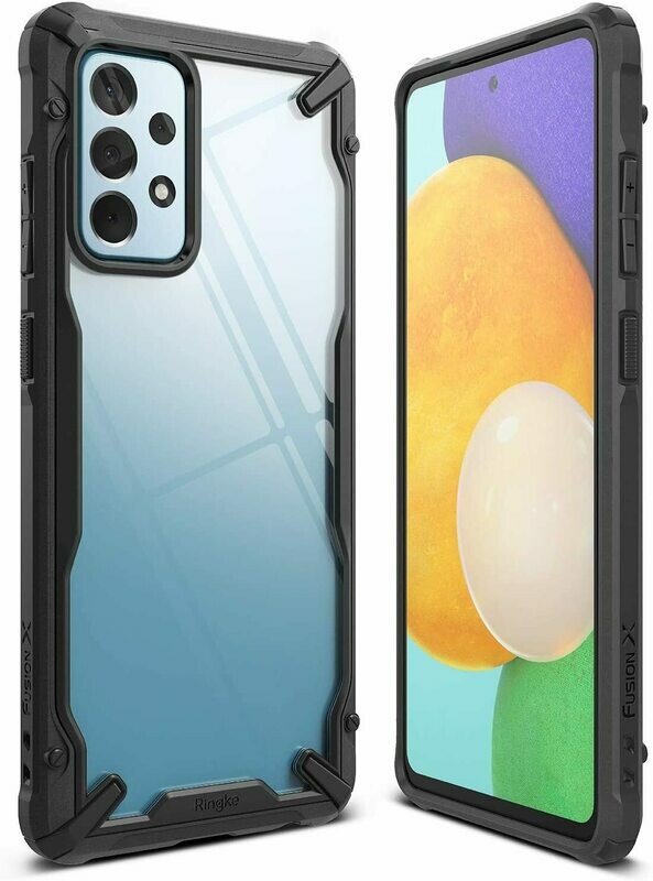 Fusion X for Galaxy A52 Military-Grade Slim Protective Case - Black