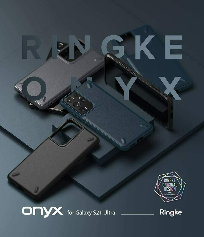 Onyx for Galaxy S21 Ultra Military-Grade Slim Protective Case - Black
