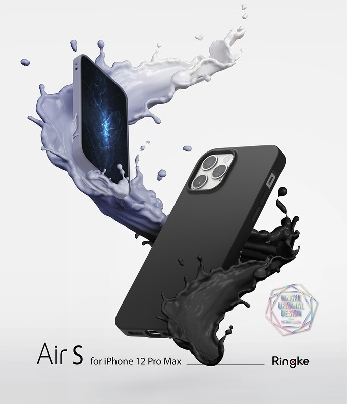 Air S for iPhone 12 Pro Max Super Slim Protective Case - Black